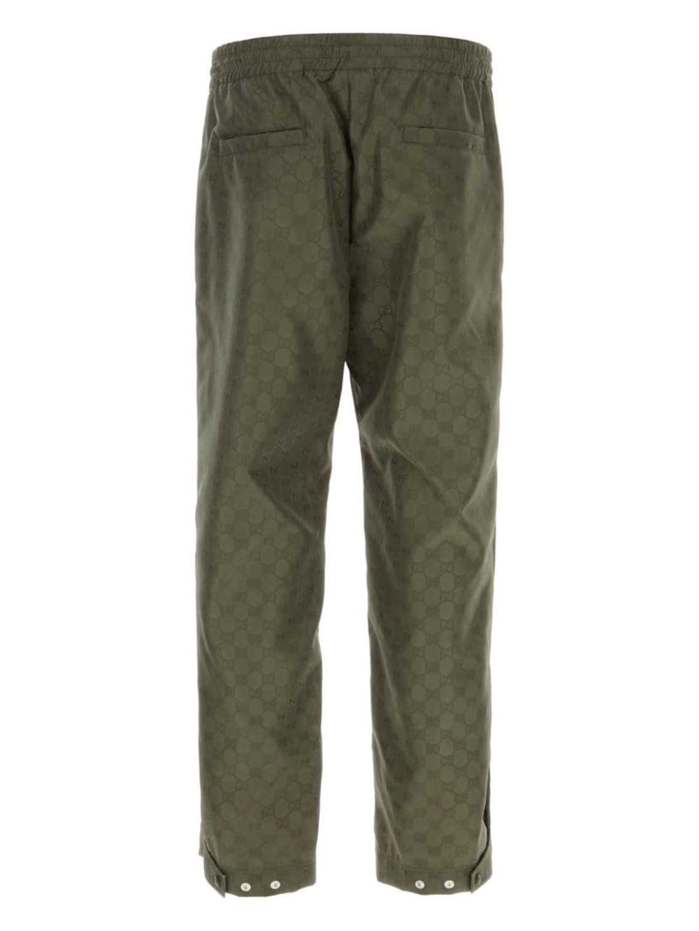 GUCCI Evergreen All-Over Logo Print Trousers for Men
