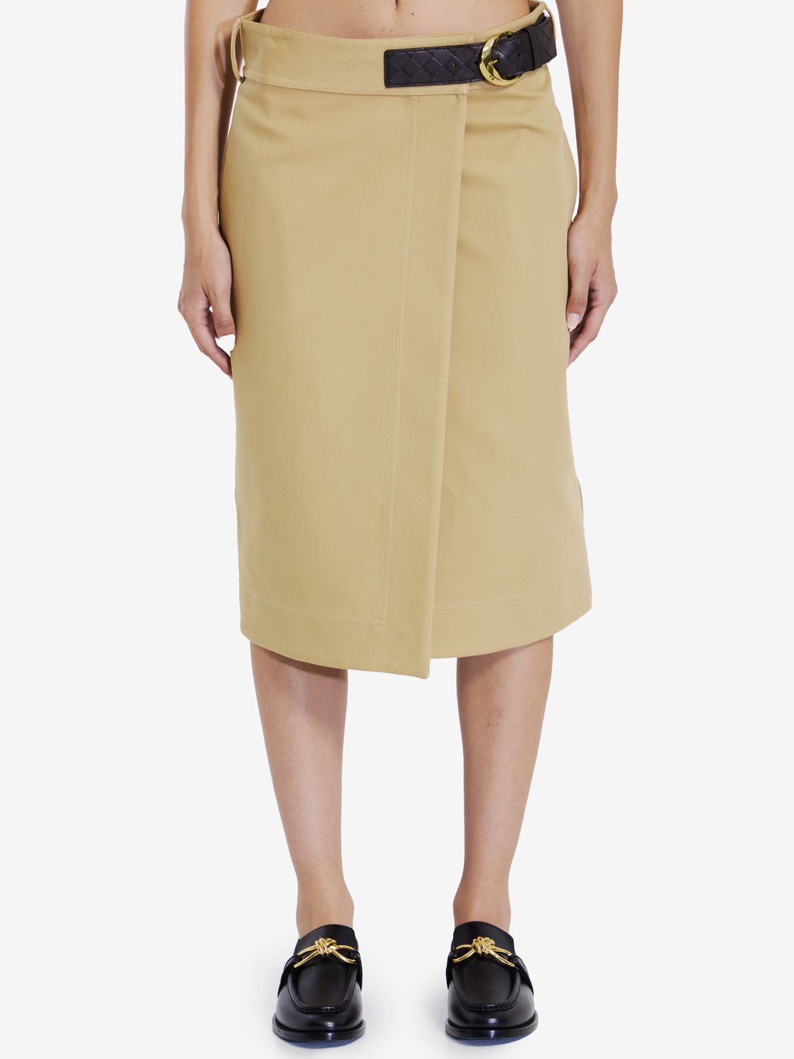 BOTTEGA VENETA Wrap Midi Skirt for Women