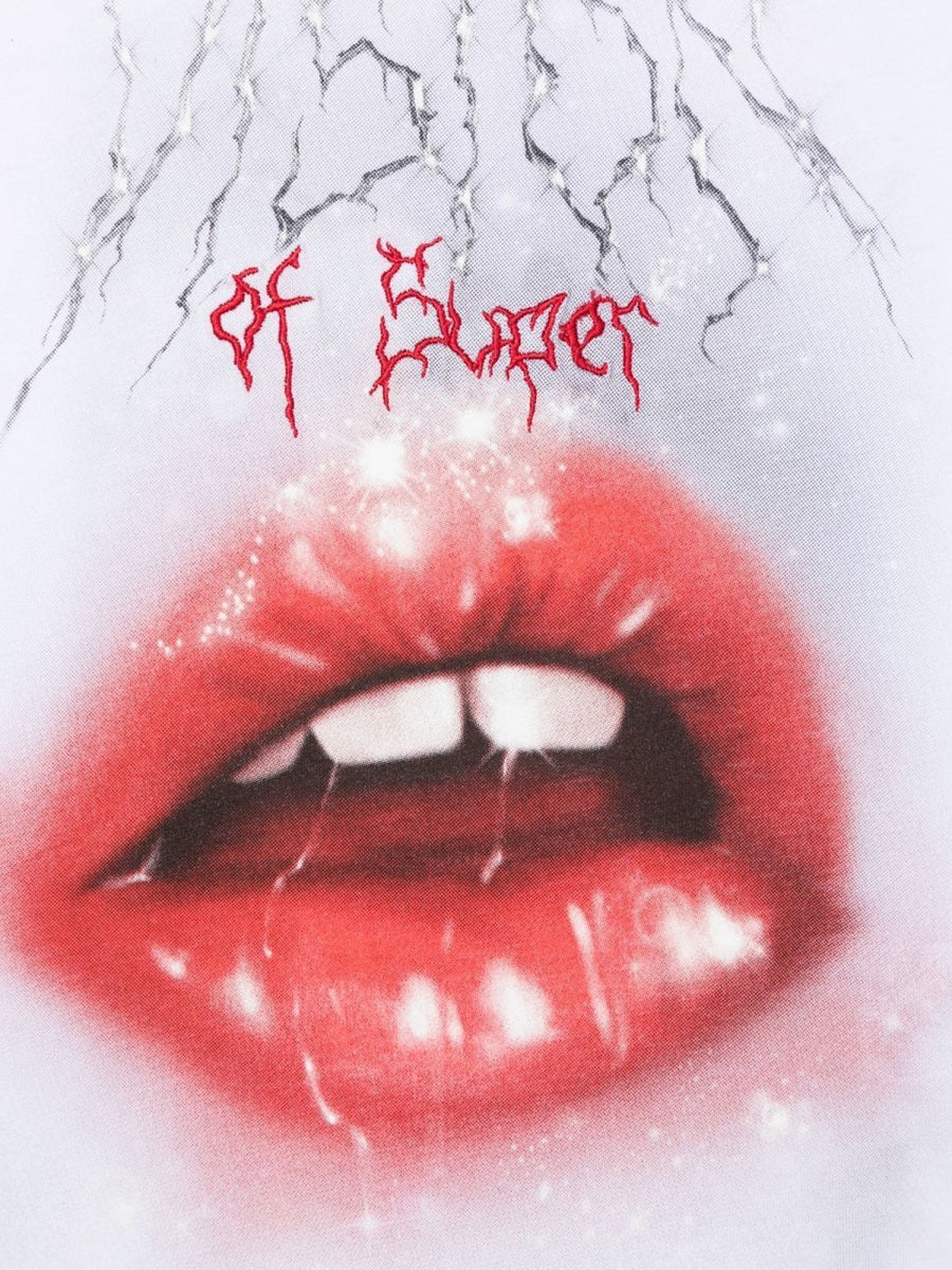 VISION OF SUPER Rock Mouth Print Unisex T-Shirt for Teens - FW22