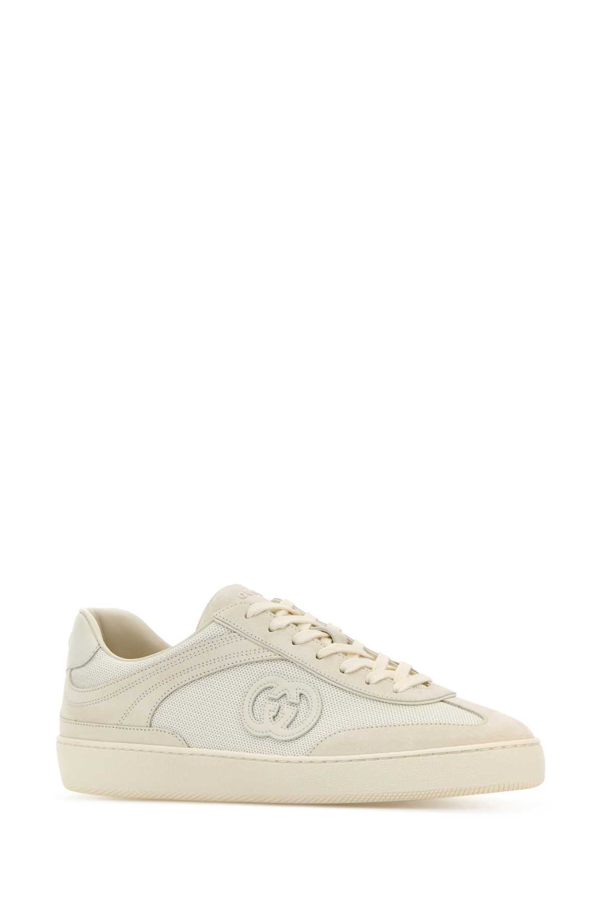 GUCCI Men's Suede and Fabric Sneakers
