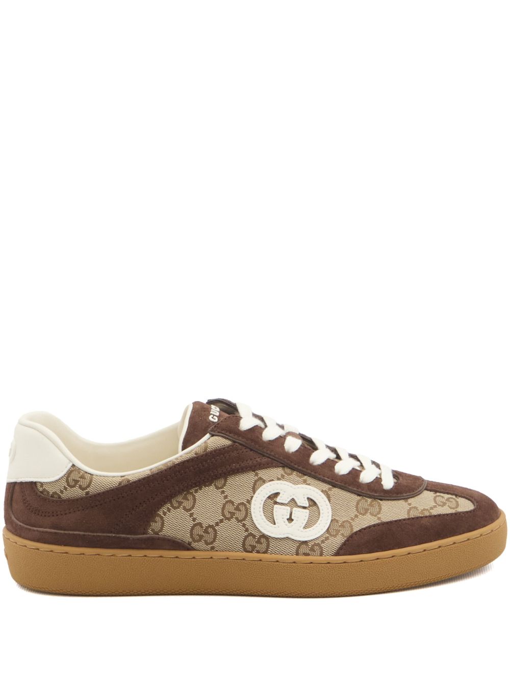 GUCCI Premium Leather Crossover Sneakers for Men