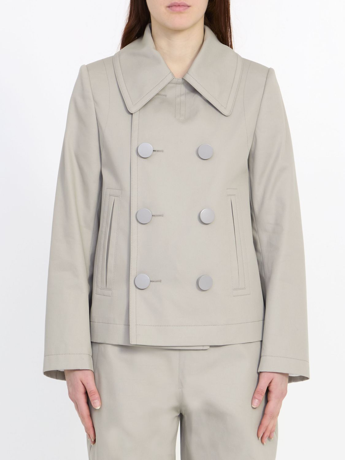 BOTTEGA VENETA Double-Breasted Peacoat - Regular Fit