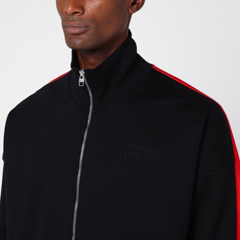 ALEXANDER MCQUEEN High-Collar Zip Sweatshirt for Men