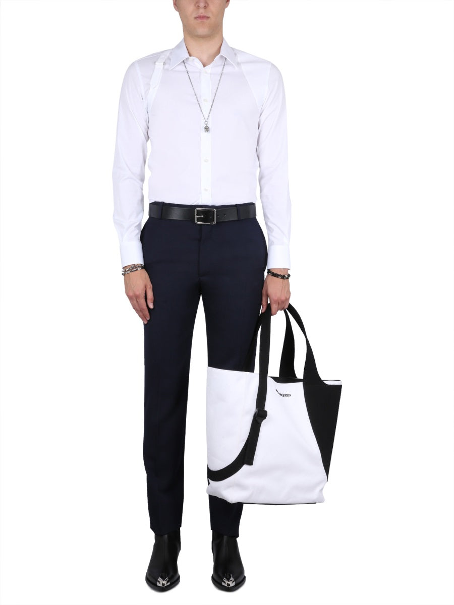 ALEXANDER McQUEEN Tailored Cigarette Pants for Men - FW25 Collection