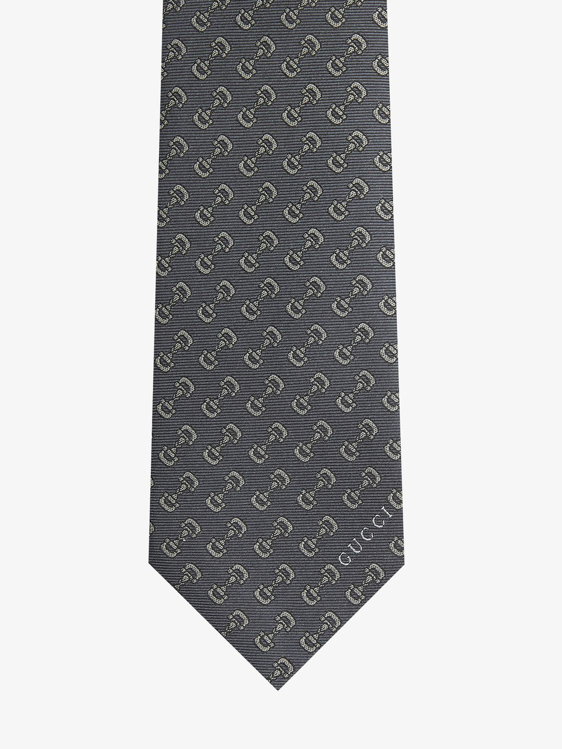 GUCCI Classic Jacquard Silk Tie 7x148cm