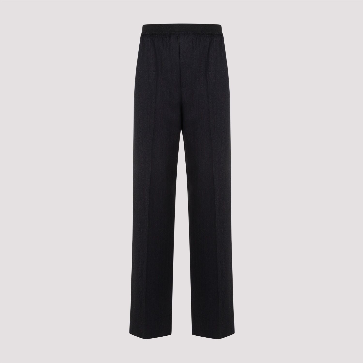 BOTTEGA VENETA Wool Trousers with Striped Motif for Women