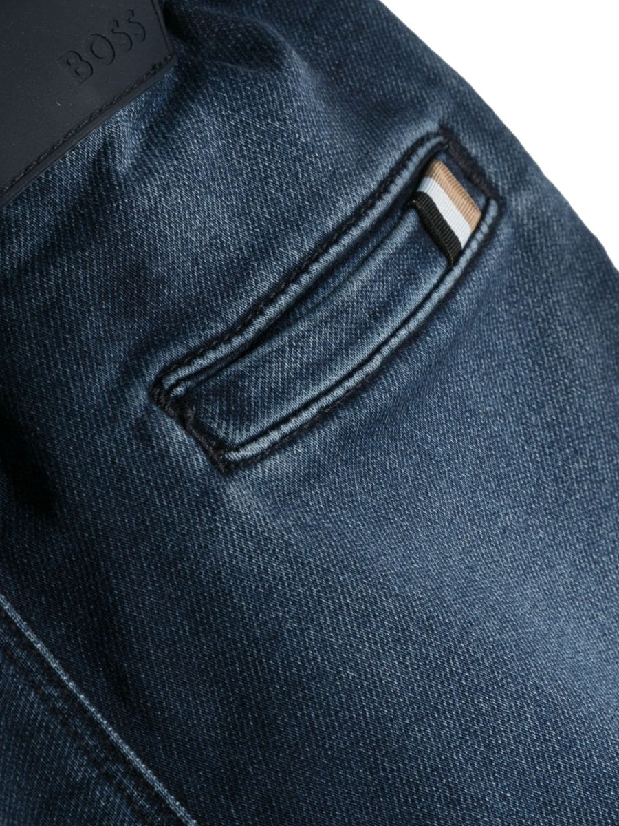 BOSS Boys Mini Denim Bermuda Shorts