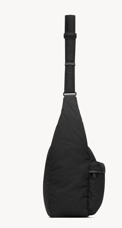 SAINT LAURENT Mini Nylon Handbag for Men - FW24 Collection