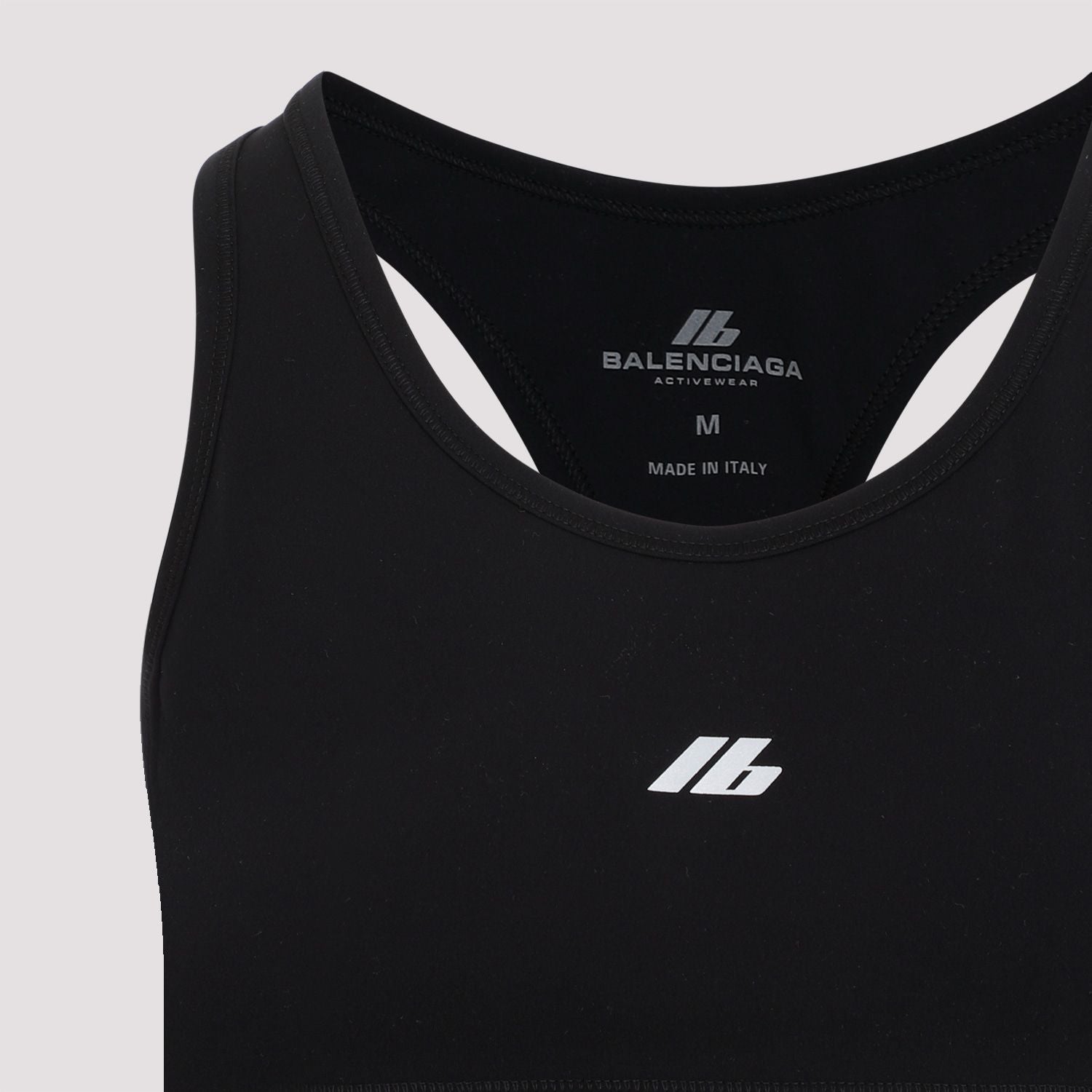 BALENCIAGA Stretch Nylon Crop Top