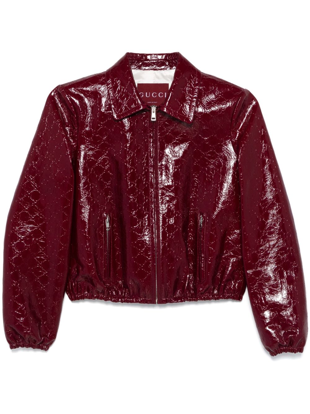 GUCCI Leather Jacket with Signature Detailing