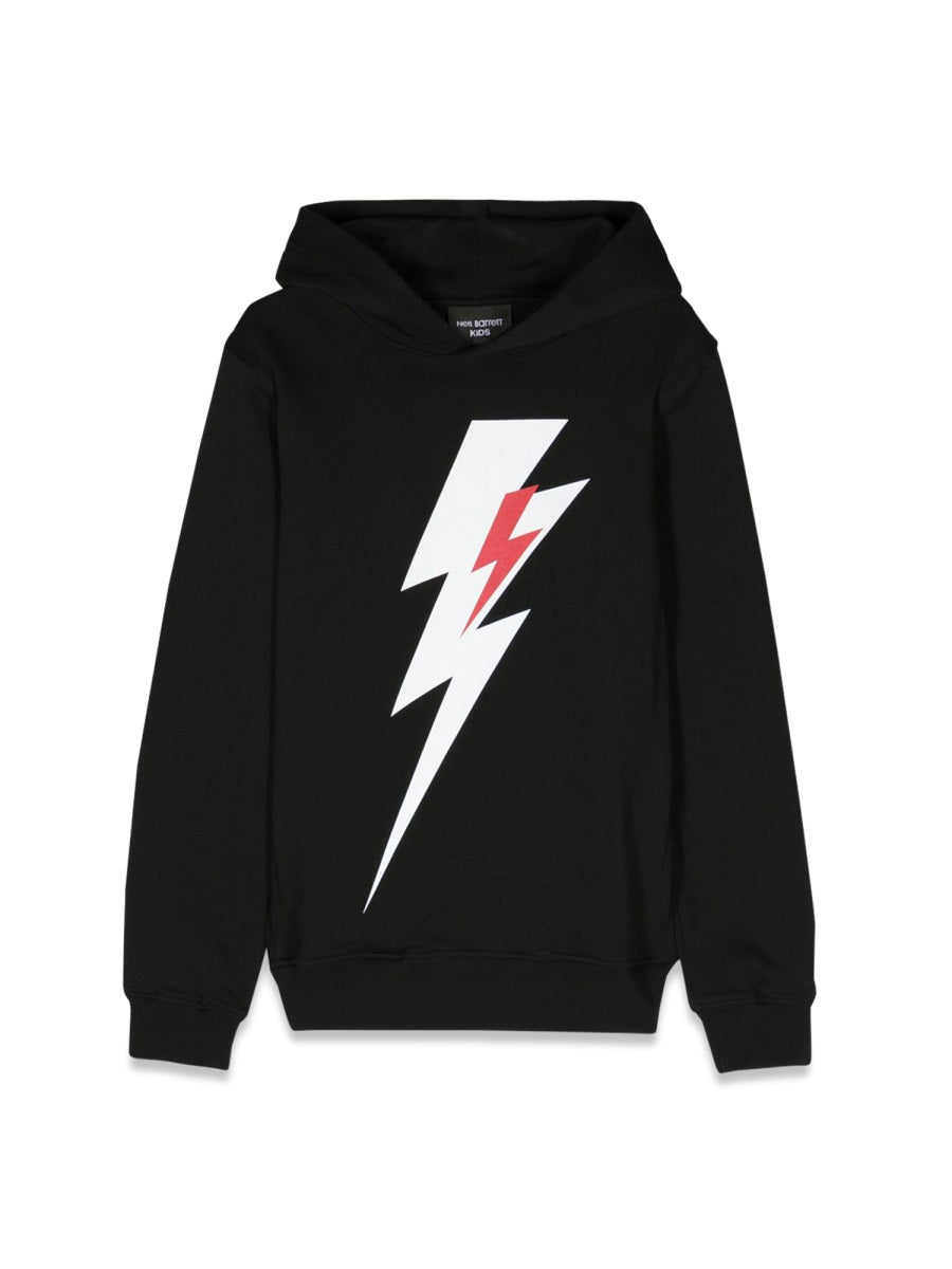 NEIL BARRETT Mini Fashion Hoodie for Boys