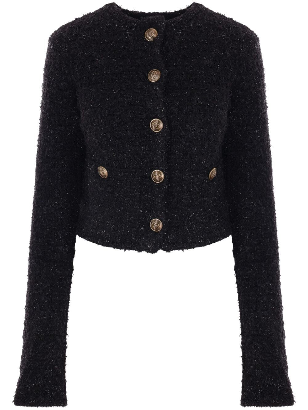 BALENCIAGA Chic Cropped Cardigan for Women