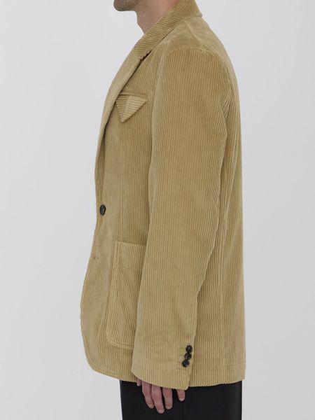 BOTTEGA VENETA Men's Single-Breasted Corduroy Jacket