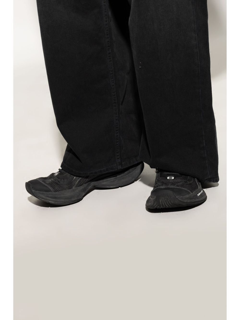 BALENCIAGA Circuit Mesh and Rubber Sneakers for Men