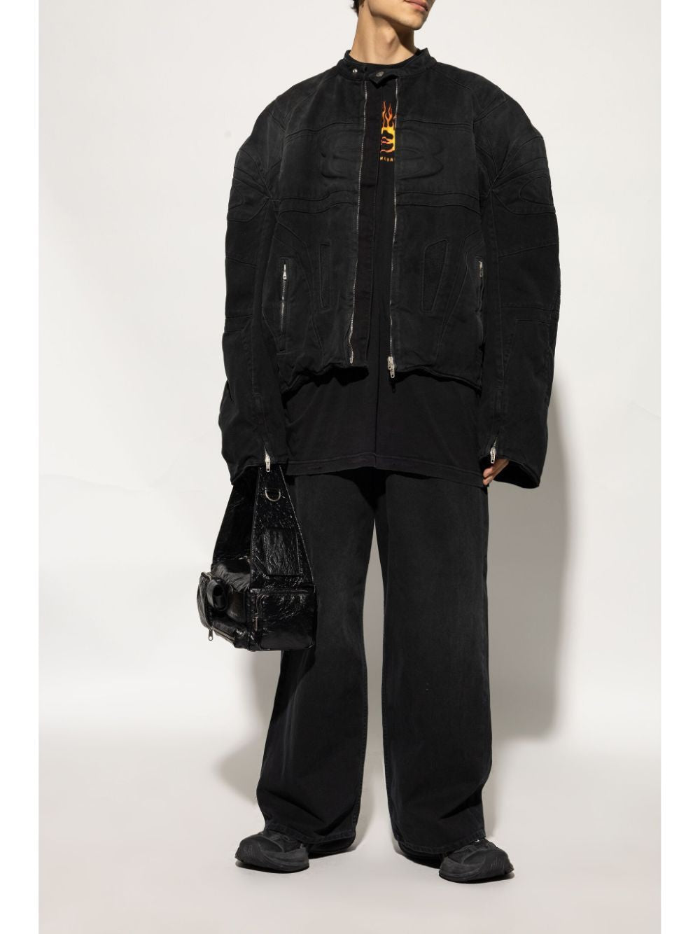 BALENCIAGA Circuit Mesh and Rubber Sneakers for Men