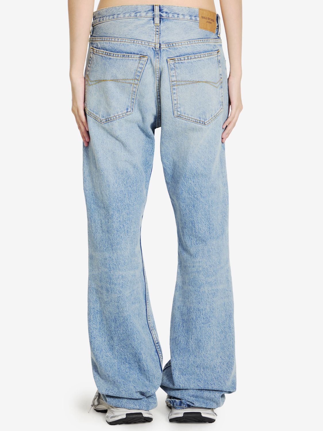 BALENCIAGA Distressed Hem Jeans for Women