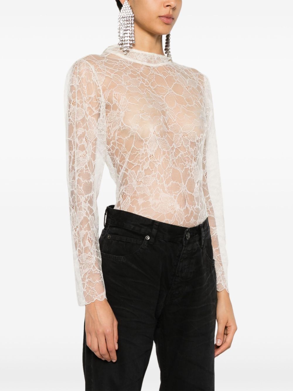 BALENCIAGA Wide-Leg Jean Pants for Women