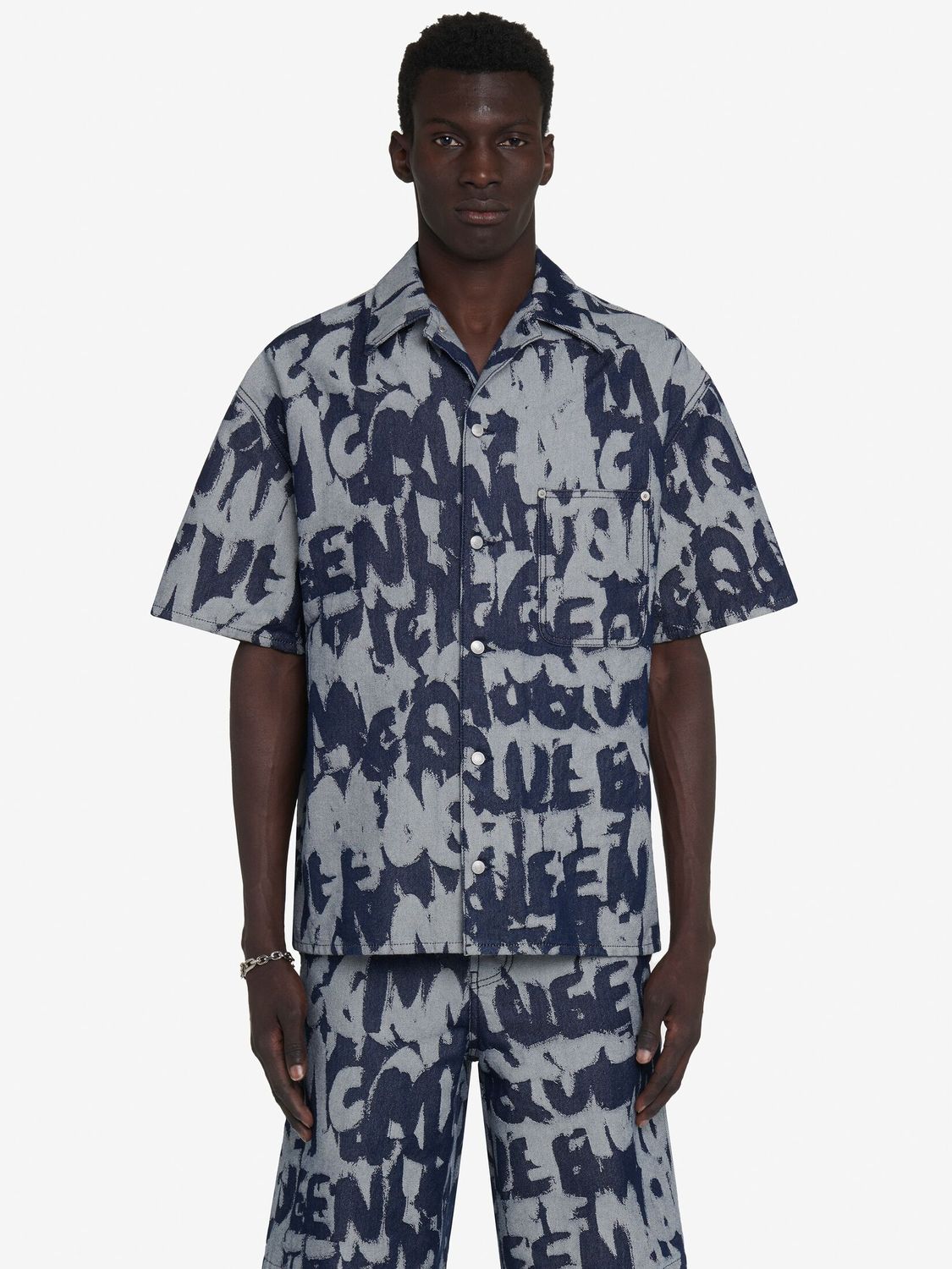 ALEXANDER MCQUEEN Hawaiian Denim Shirt - FW24 Collection