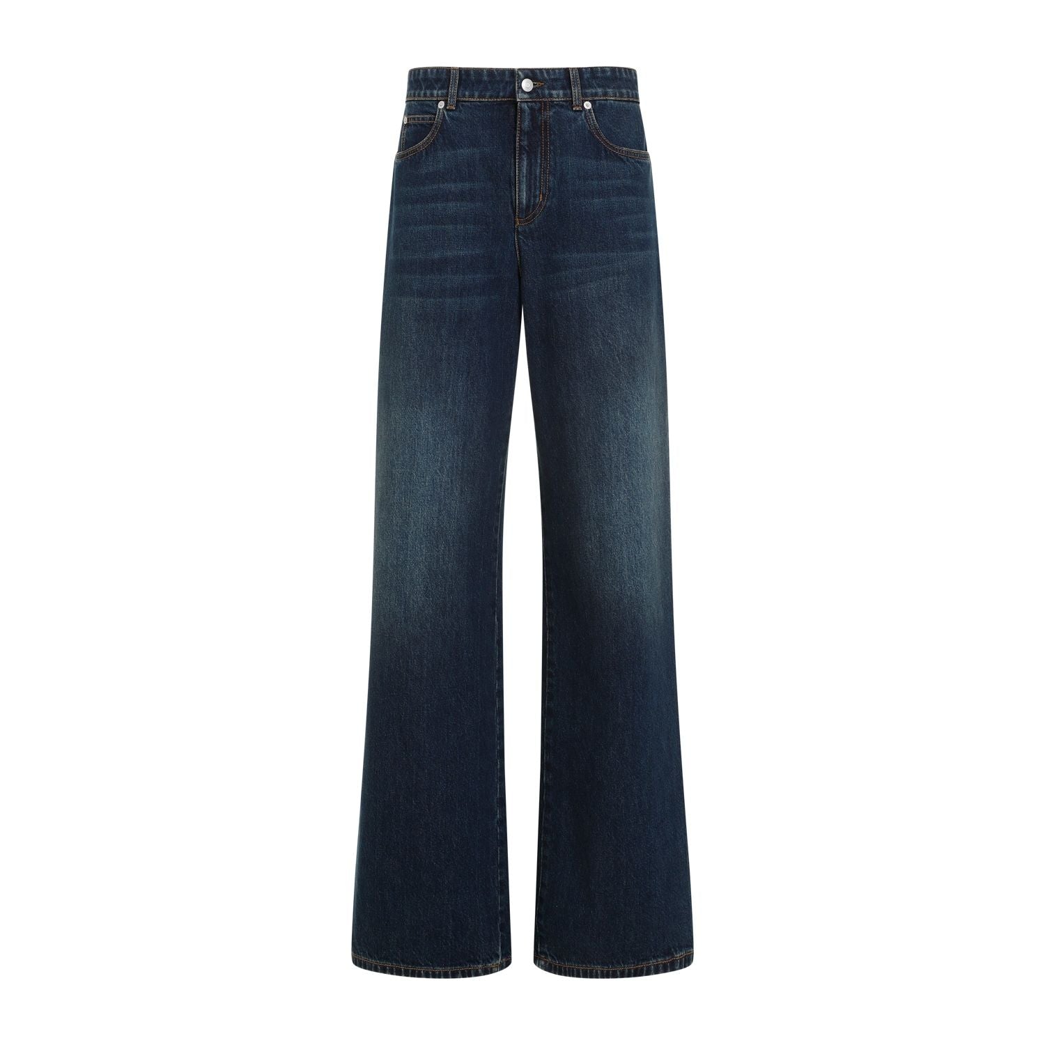 ALEXANDER MCQUEEN Women’s Cotton Jeans - FW24 Collection