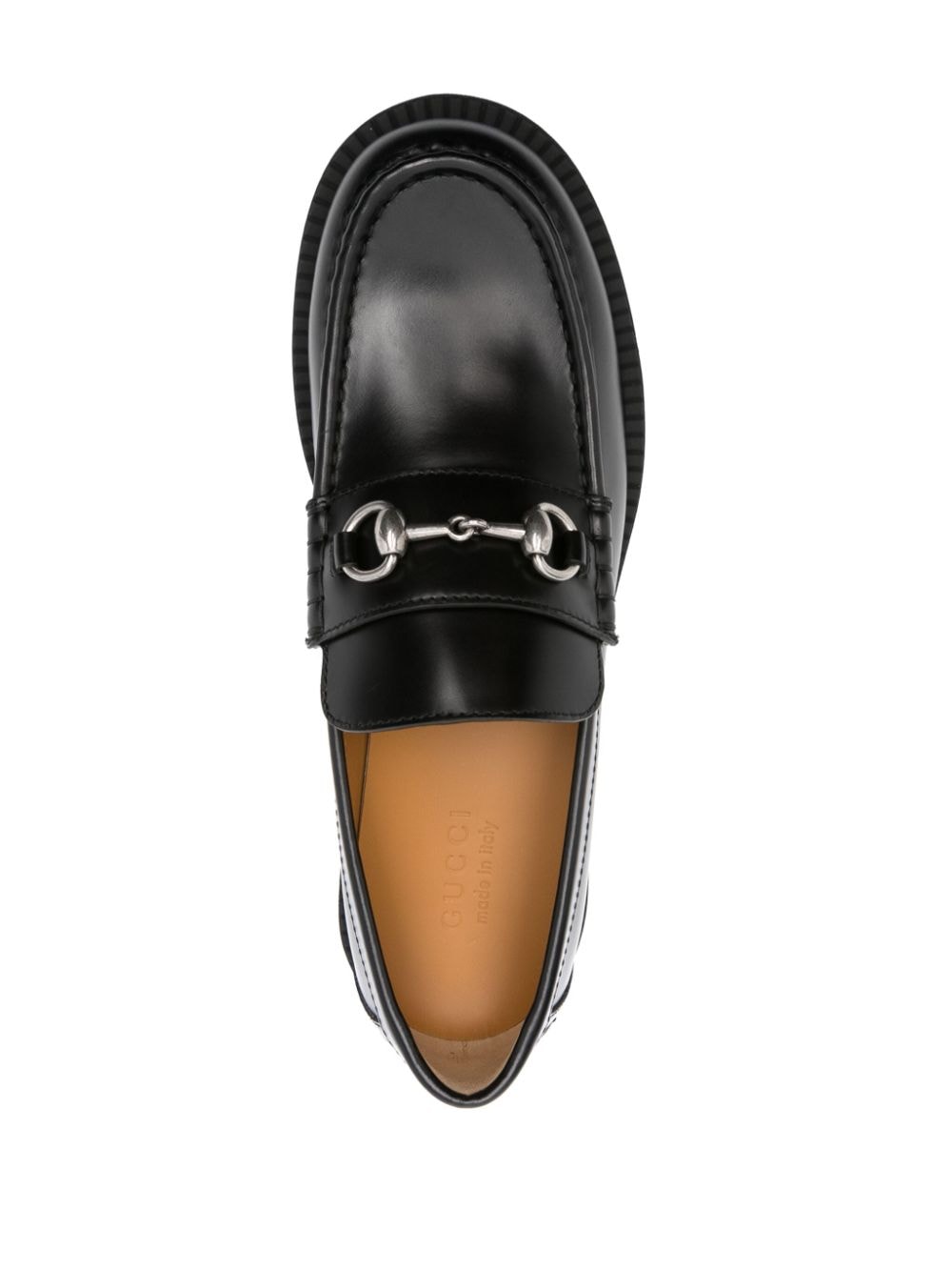 GUCCI Classic Leather Horsebit Loafers for Men