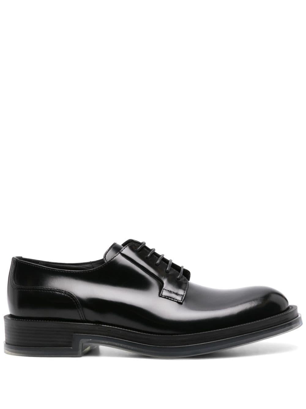 ALEXANDER MCQUEEN Leather Float Lace-Up Shoes