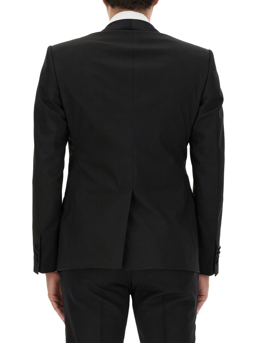 DOLCE & GABBANA Tailored Jacket with Scarf Reverse for Men