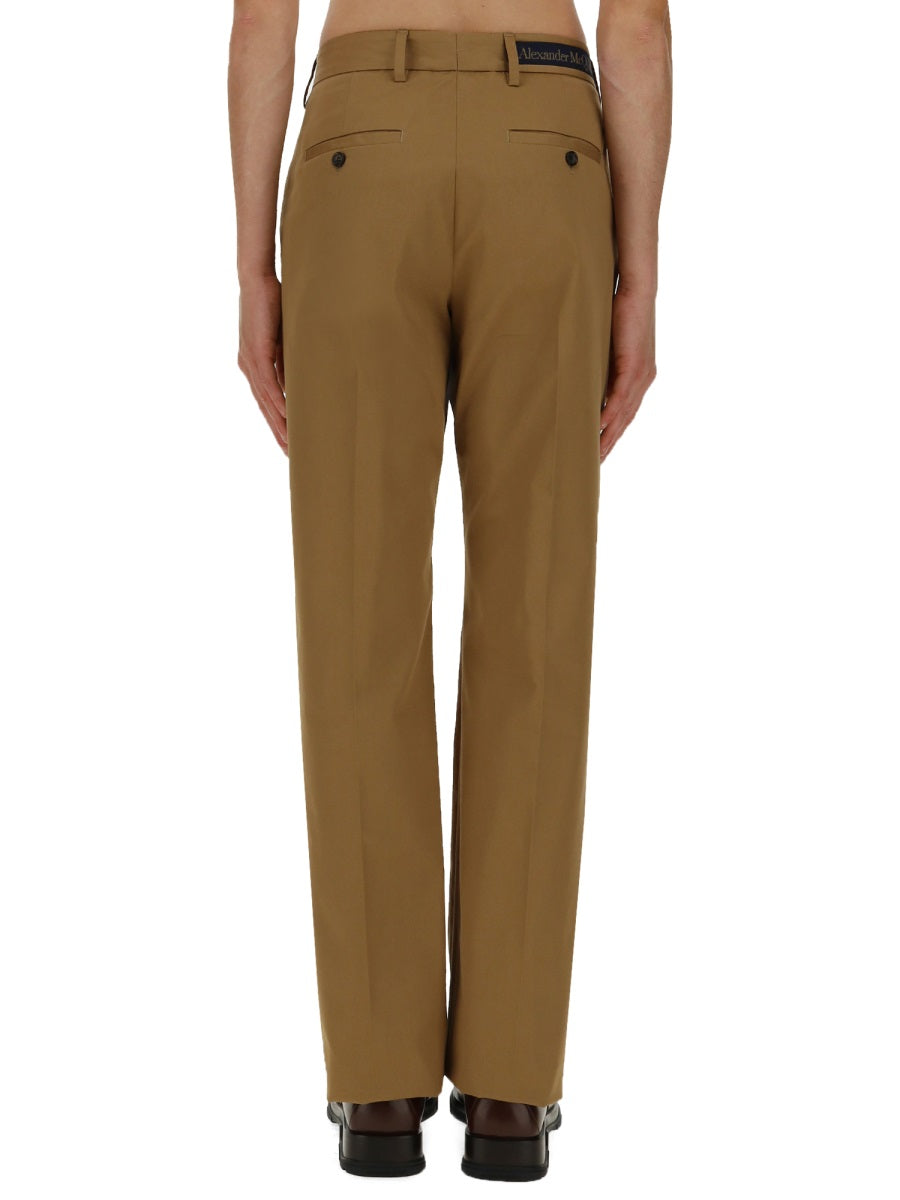 ALEXANDER MCQUEEN Logo Pants for Men - Size 48