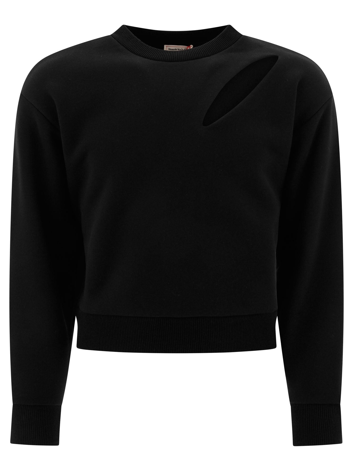ALEXANDER MCQUEEN Cut-Out Detail Regular Fit Sweatshirt