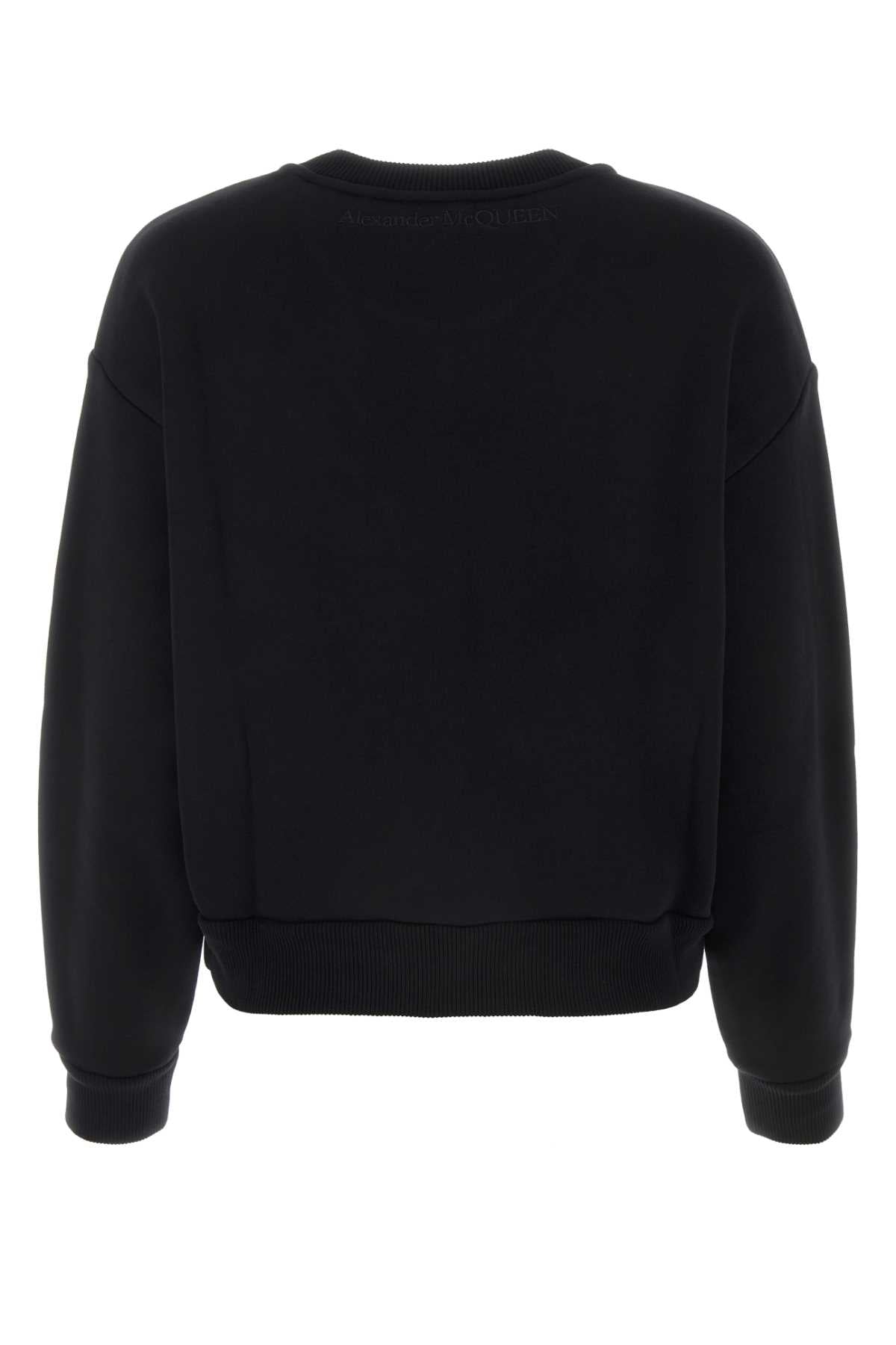 ALEXANDER MCQUEEN Cotton Sweatshirt for Women - Cut and Sew Design