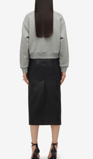 ALEXANDER MCQUEEN Crew Neck Cotton Sweater for Women - FW24 Edition