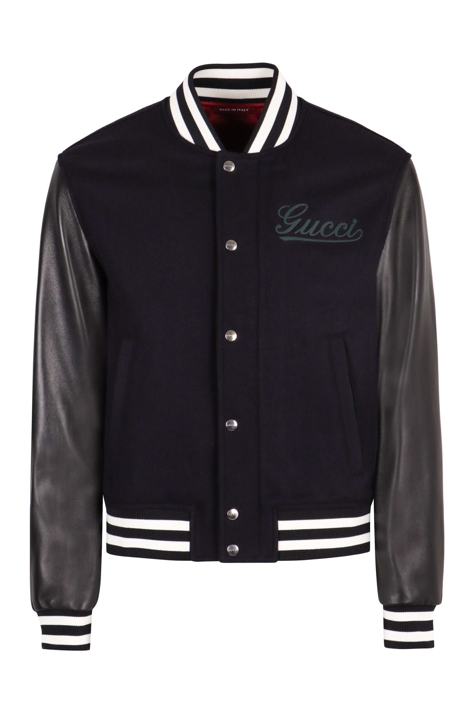 GUCCI Men's Wool Bomber Jacket - FW24 Collection