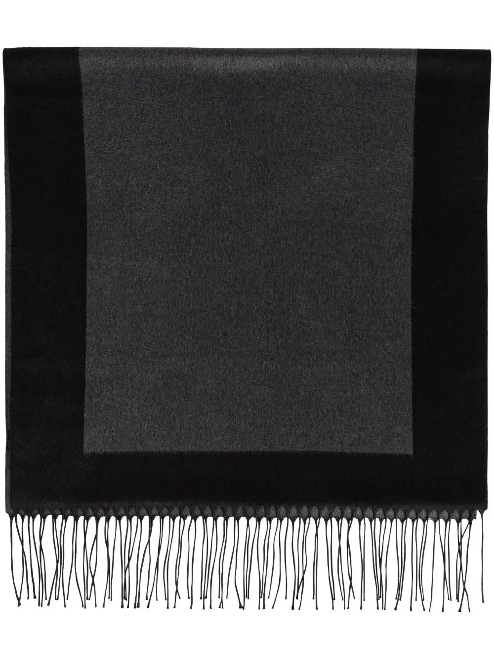 SAINT LAURENT Cascading Logo Jacquard Scarf
