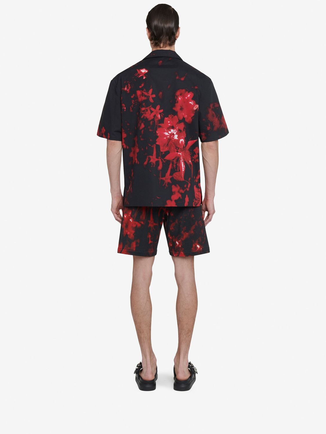 ALEXANDER MCQUEEN Floral Print Long Sleeve Shirt