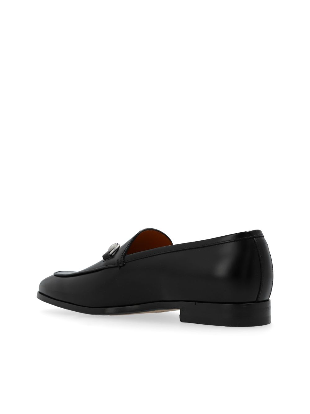 GUCCI Leather Loafers with Signature Horsebit Detail