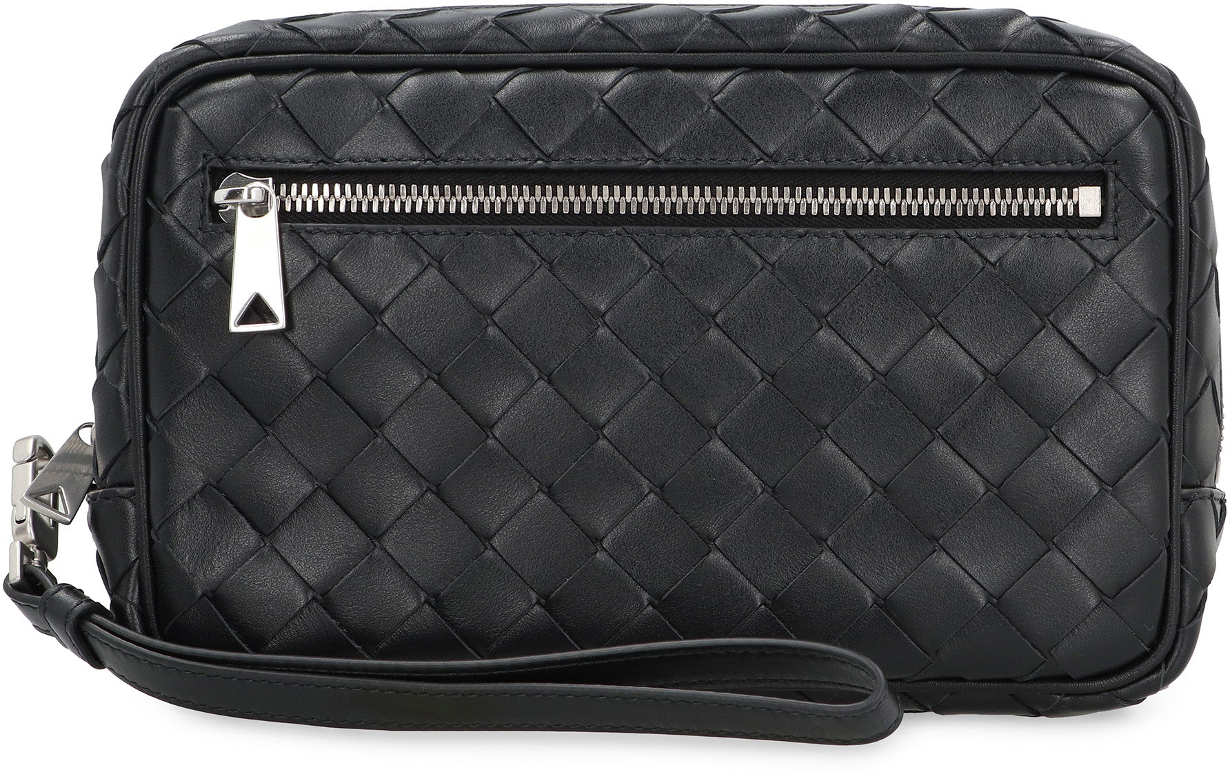 BOTTEGA VENETA Intrecciato Mini Pouch Handbag with Wristlet