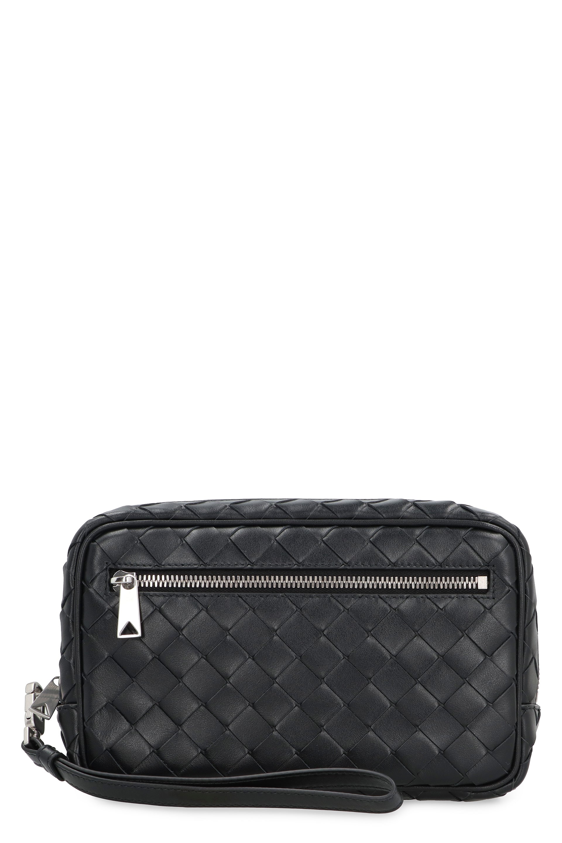 BOTTEGA VENETA Intrecciato Mini Pouch Handbag with Wristlet
