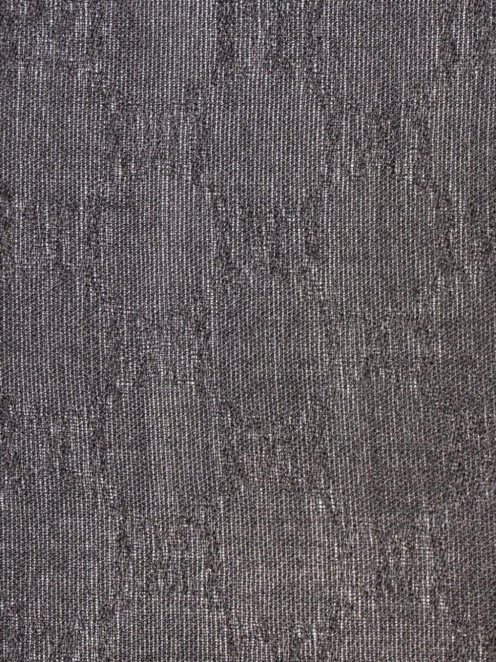 GUCCI Cotton-Silk Blend Scarf with Fringed Edges, 70x180 cm