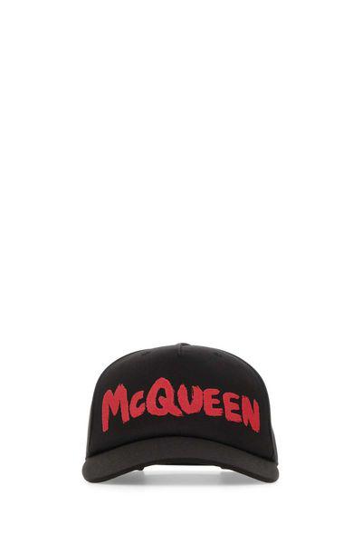 ALEXANDER MCQUEEN Graffiti Cotton Baseball Cap for Men