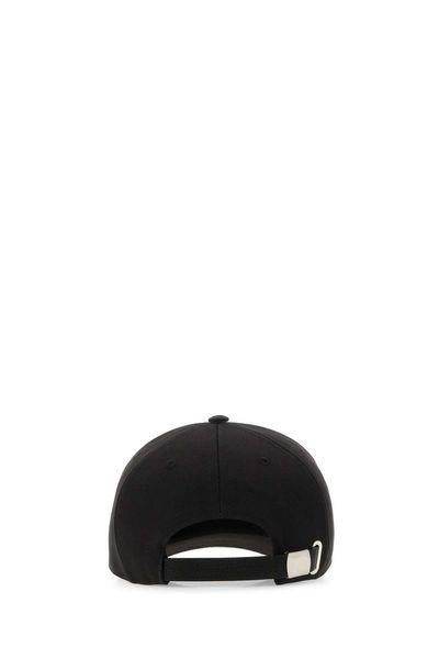 ALEXANDER MCQUEEN Graffiti Cotton Baseball Cap for Men