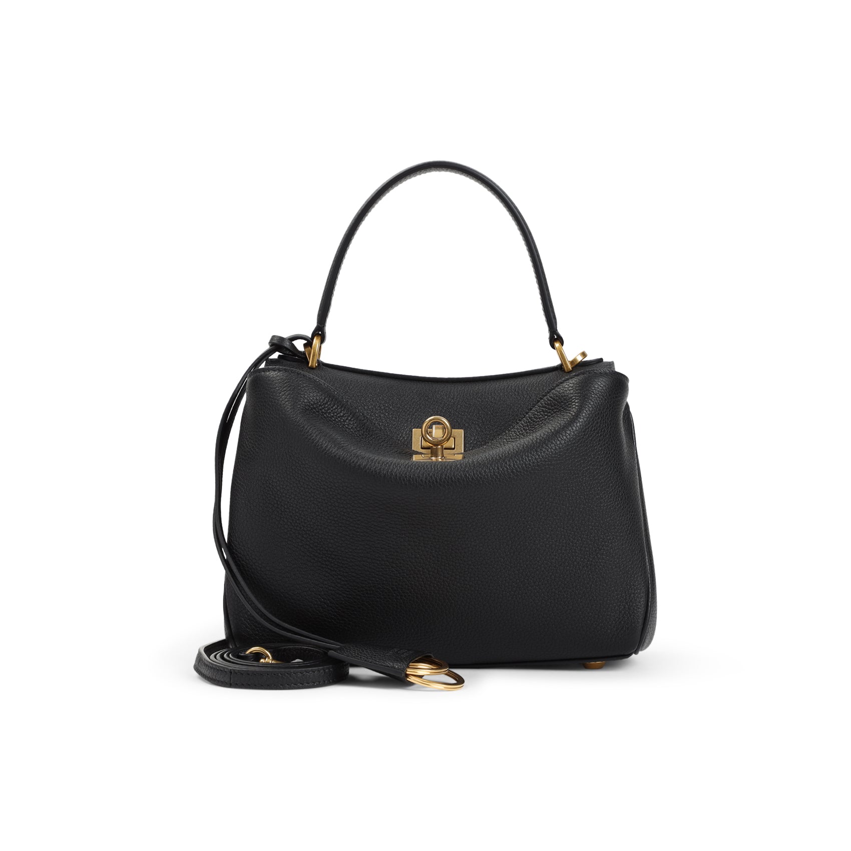 BALENCIAGA Mini Leather Rodeo Handbag