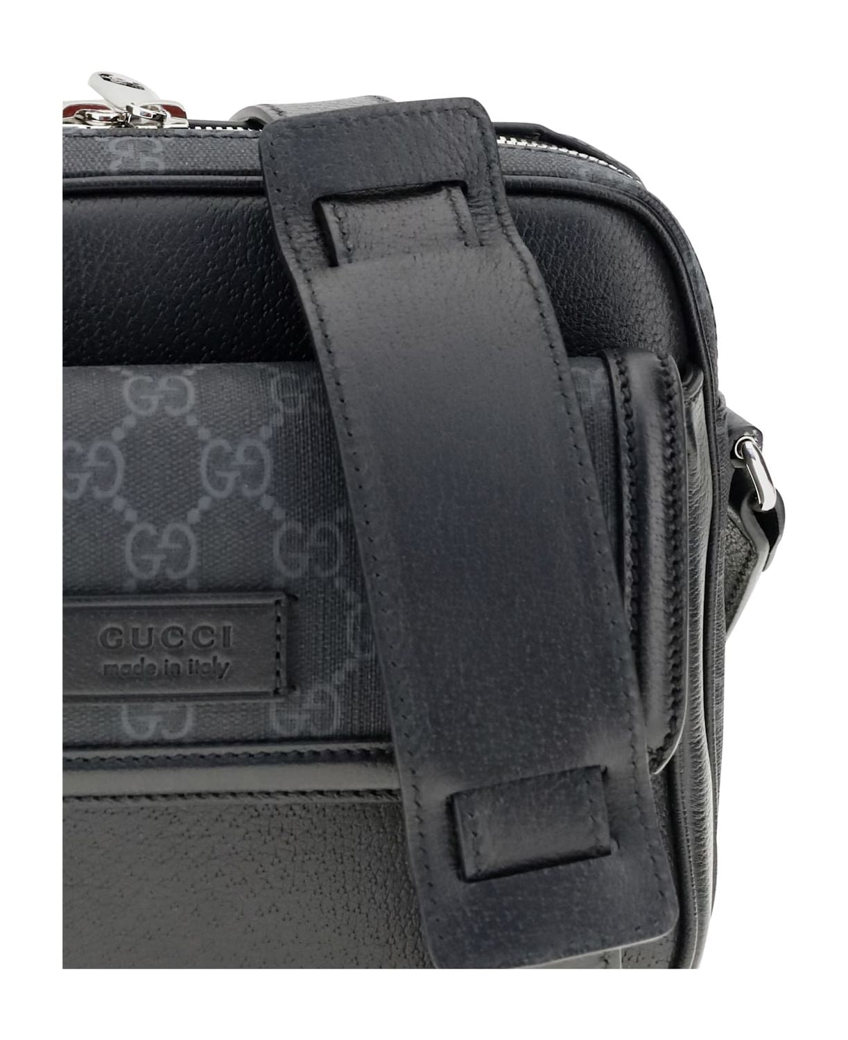 GUCCI Men's Mini Leather Crossbody Handbag