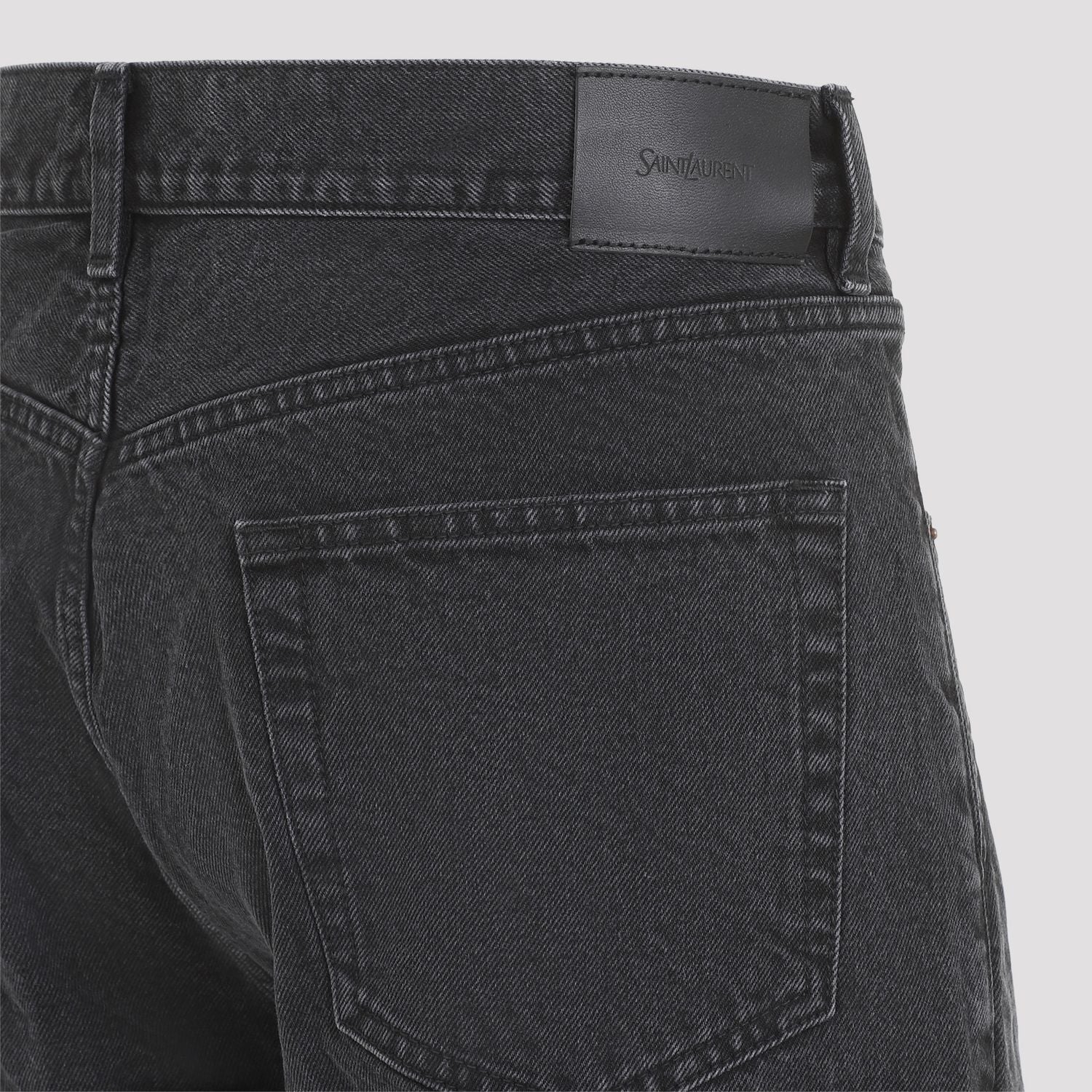 SAINT LAURENT Washed Denim Jeans