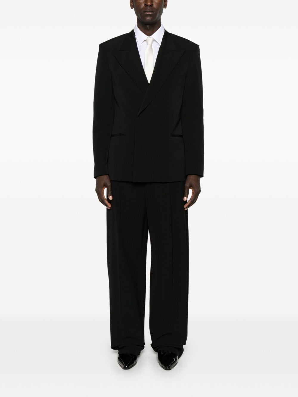 SAINT LAURENT Striped Cotton Poplin Shirt - Regular Fit