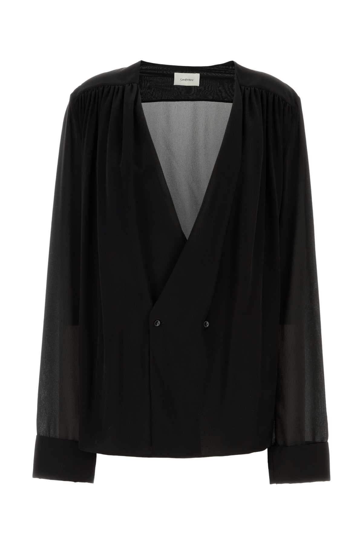 SAINT LAURENT Men's Crepe Shirt