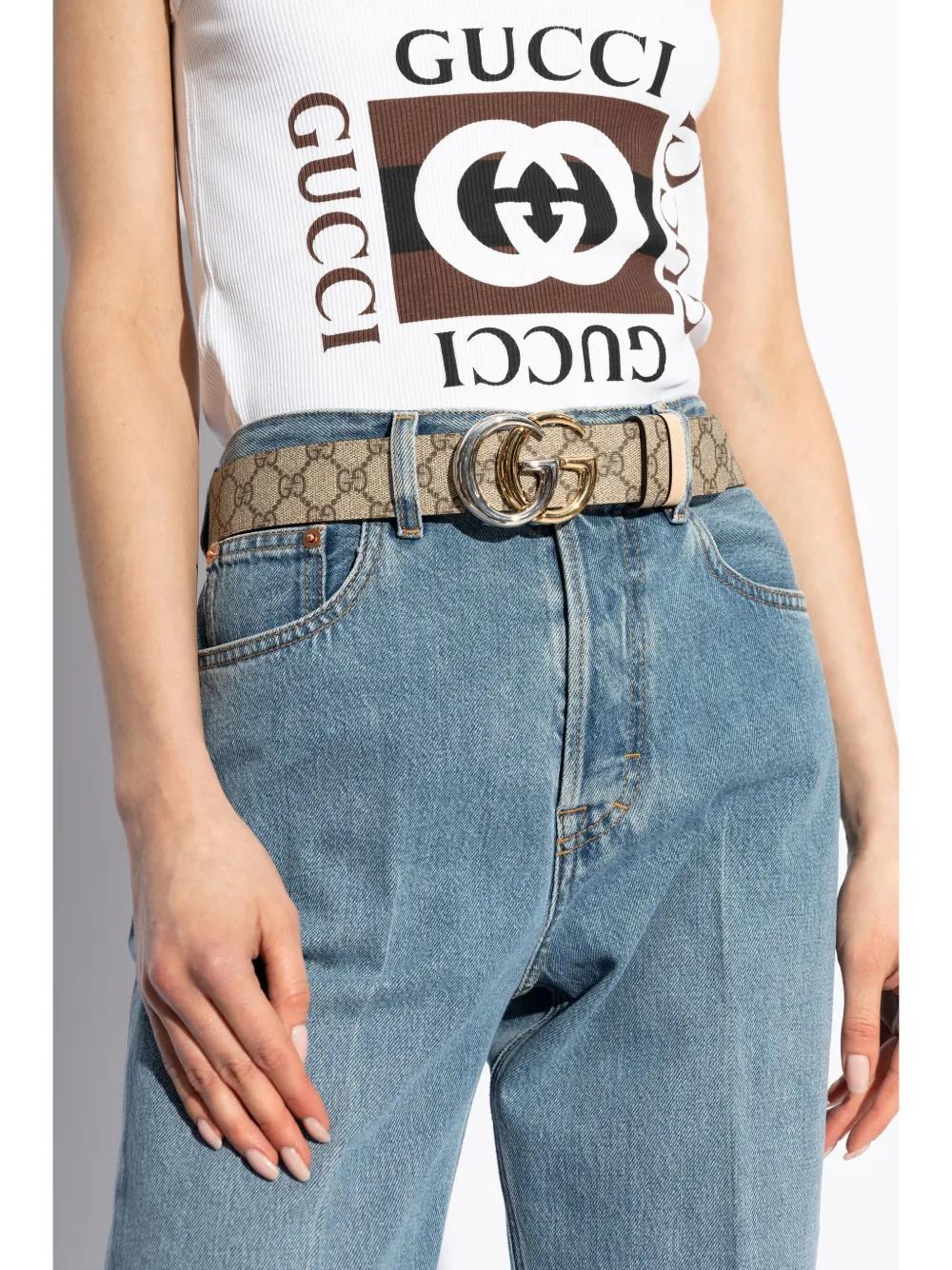 GUCCI Leather Belt for Women - FW24 Collection