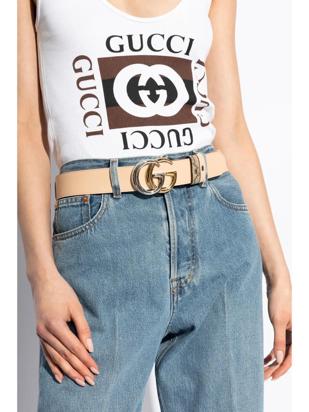 GUCCI Leather Belt for Women - FW24 Collection