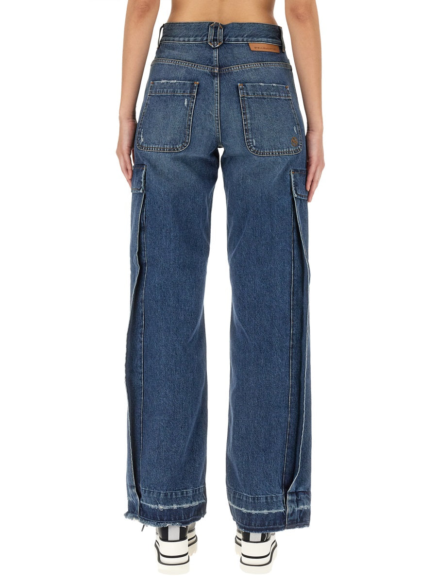 STELLA McCARTNEY Cargo Pants with Button Closure for Women