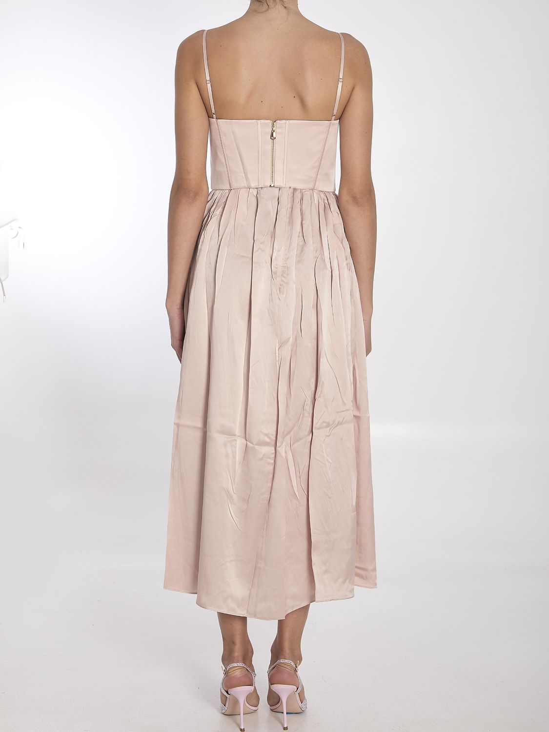 ZIMMERMANN Corset Midi Dress