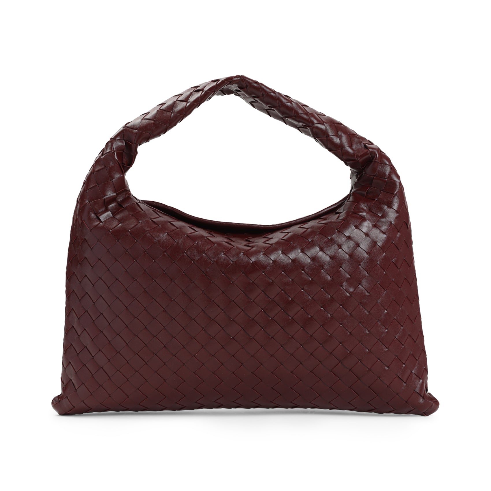 BOTTEGA VENETA Mini Intrecciato Leather Handbag with Top Handle