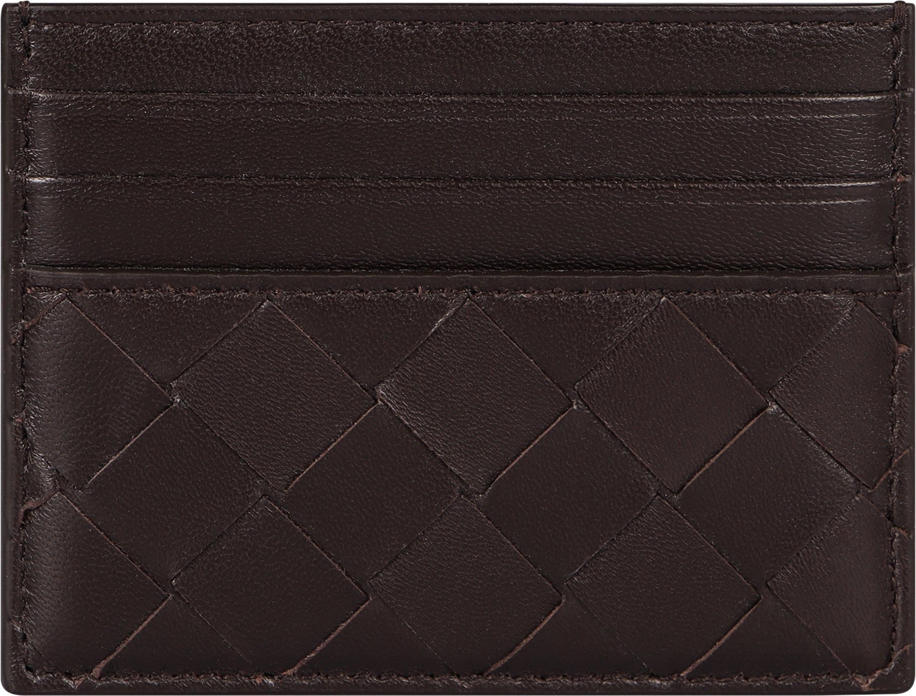 BOTTEGA VENETA Mini Intrecciato Card Holder - 10.5 CM x 8 CM